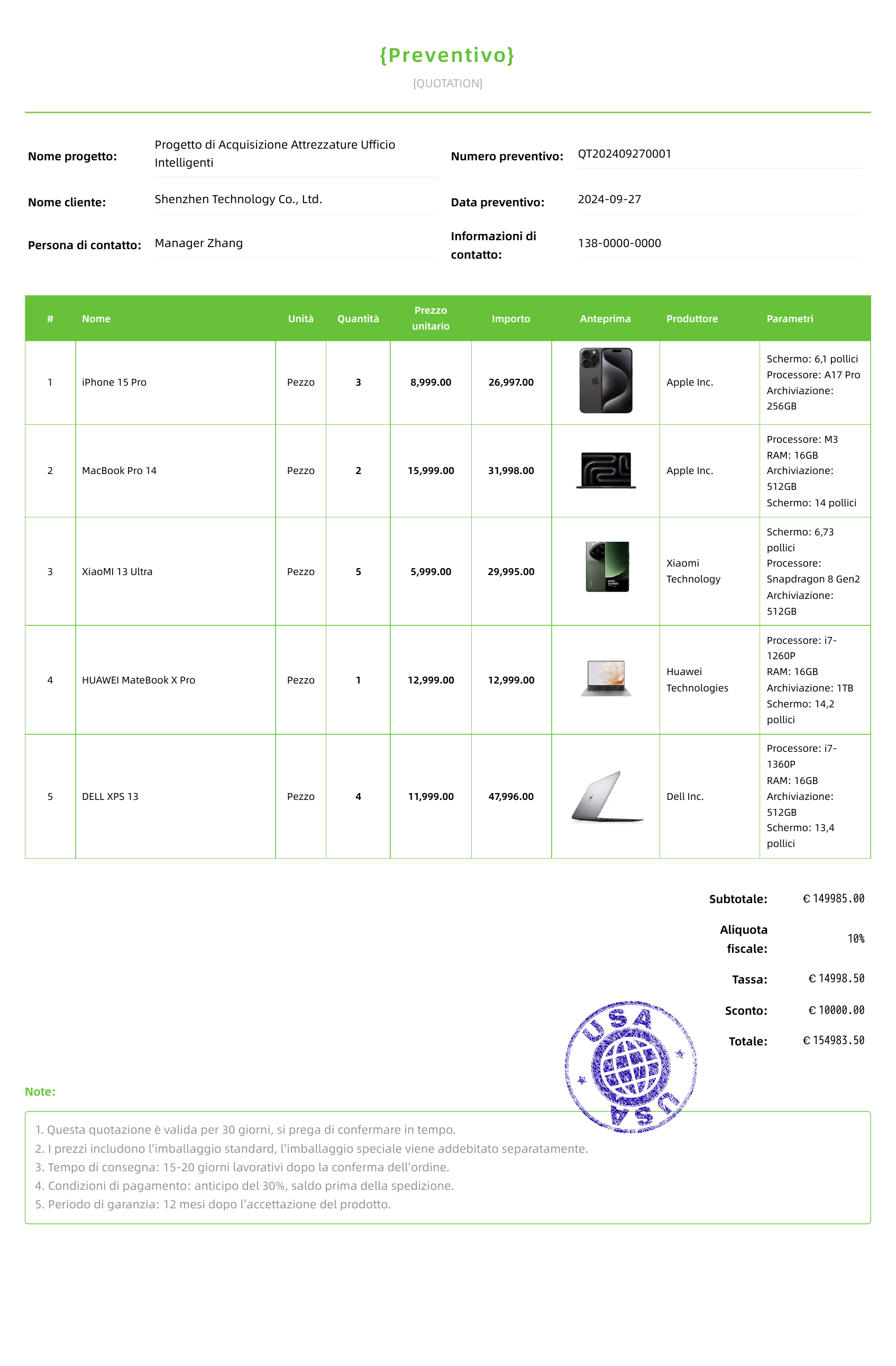 Verde foglia smeraldo模板
