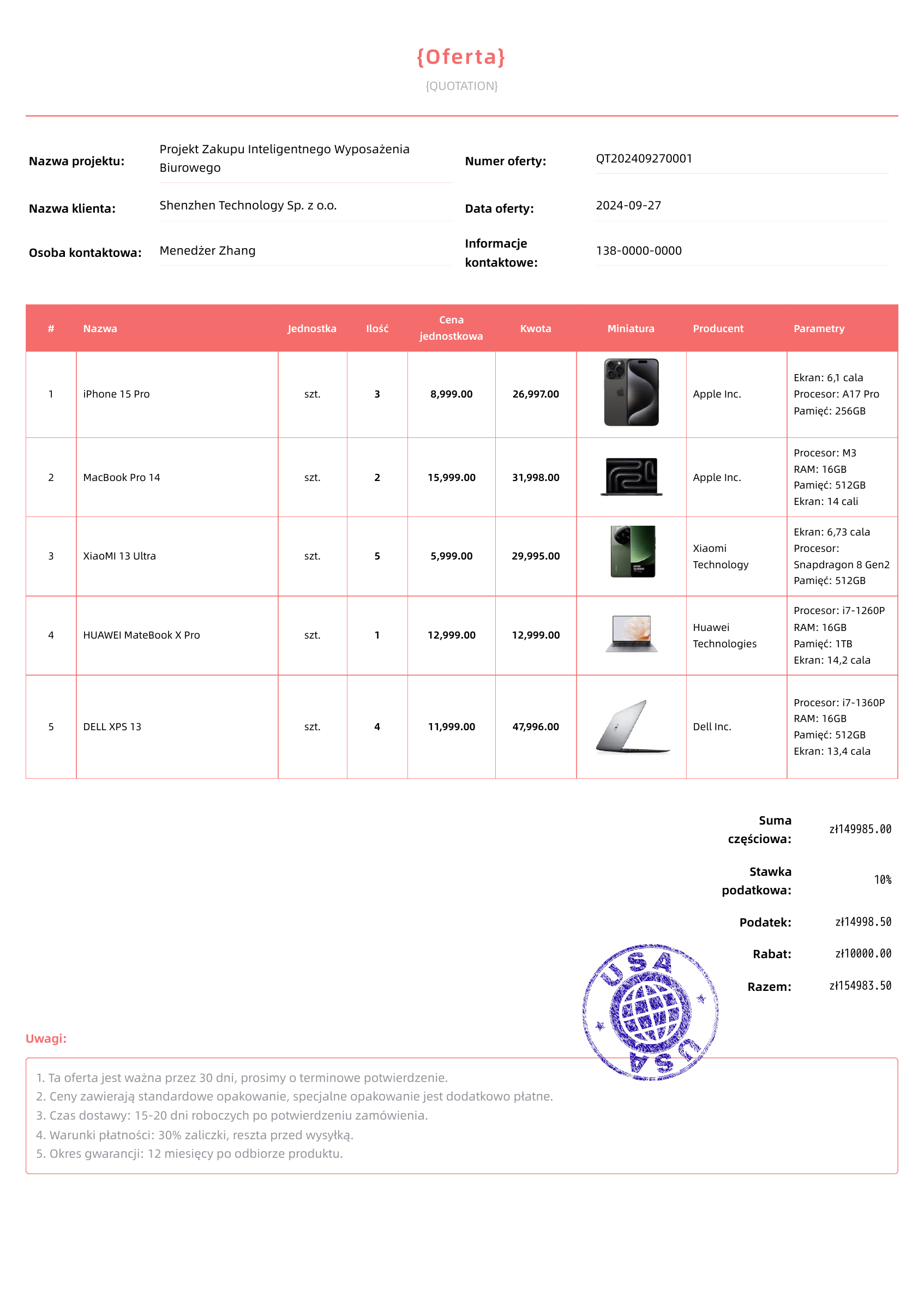 Koralowa czerwień模板