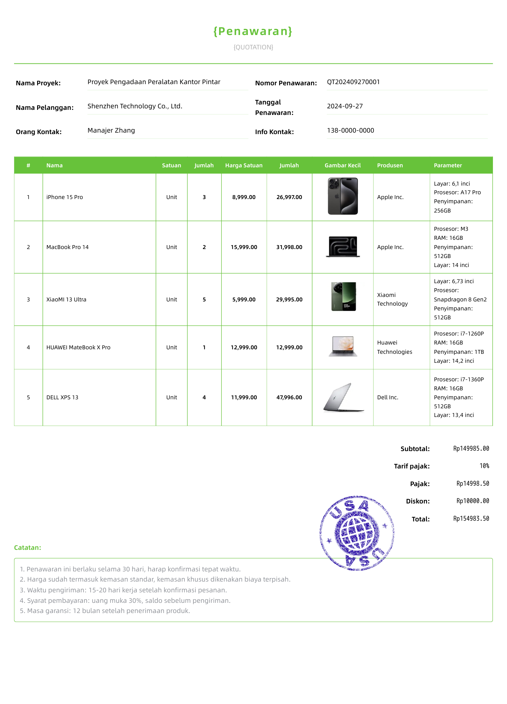 Hijau daun hijau模板